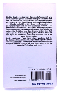 Star Trek The Original Series Roman (Softcover): Das Schlachtschiff von Heyne